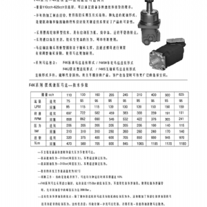 F4K系列擺線液壓馬達(dá)